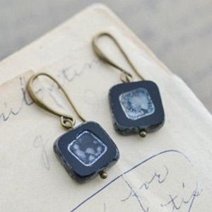 Black Antique Earrings